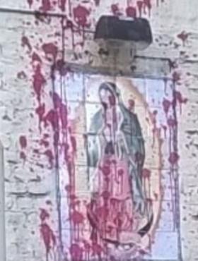 iglesia vandalizada en Almagro