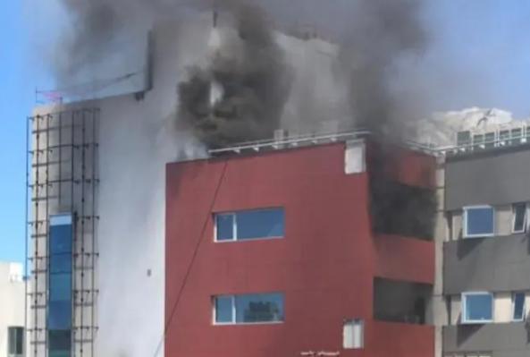 incendio en Hospital Italiano