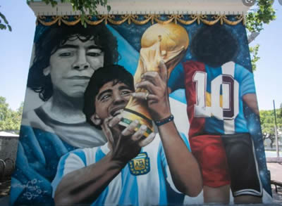 mural Maradona