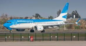Avion de Aerolineas Argentinas