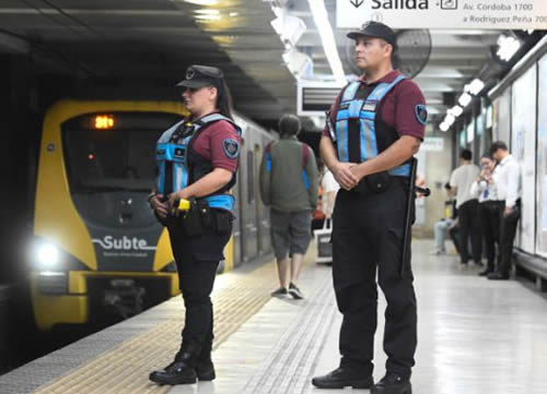 Pistolas Taser en el subte