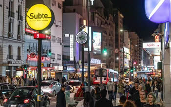 Subte de noche