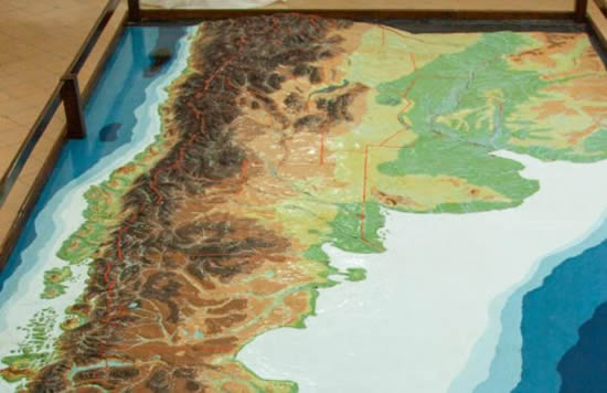 Maqueta mapa Argentina