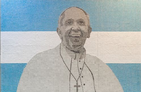 Mural del Papa Francisco